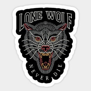 Lone Wolf Sticker